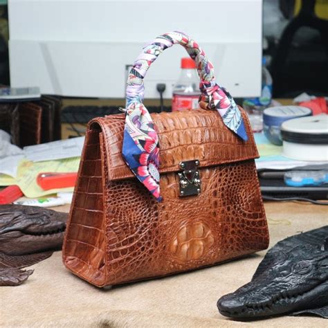 m genuine leather crocodile bags